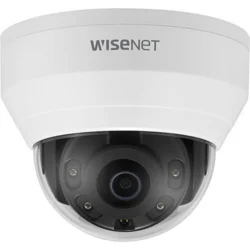 Hanwha QND-8010R Q Series, 5MP 2.8mm Fixed Lens, IR 20M IP Dome Camera, White