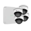 Ajax NVR Video Kits with. 4 pieces Milesight camera